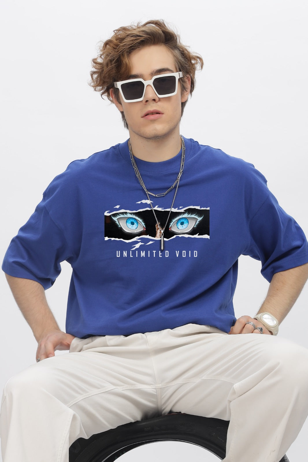 Gojo Round Neck Oversized T-Shirt