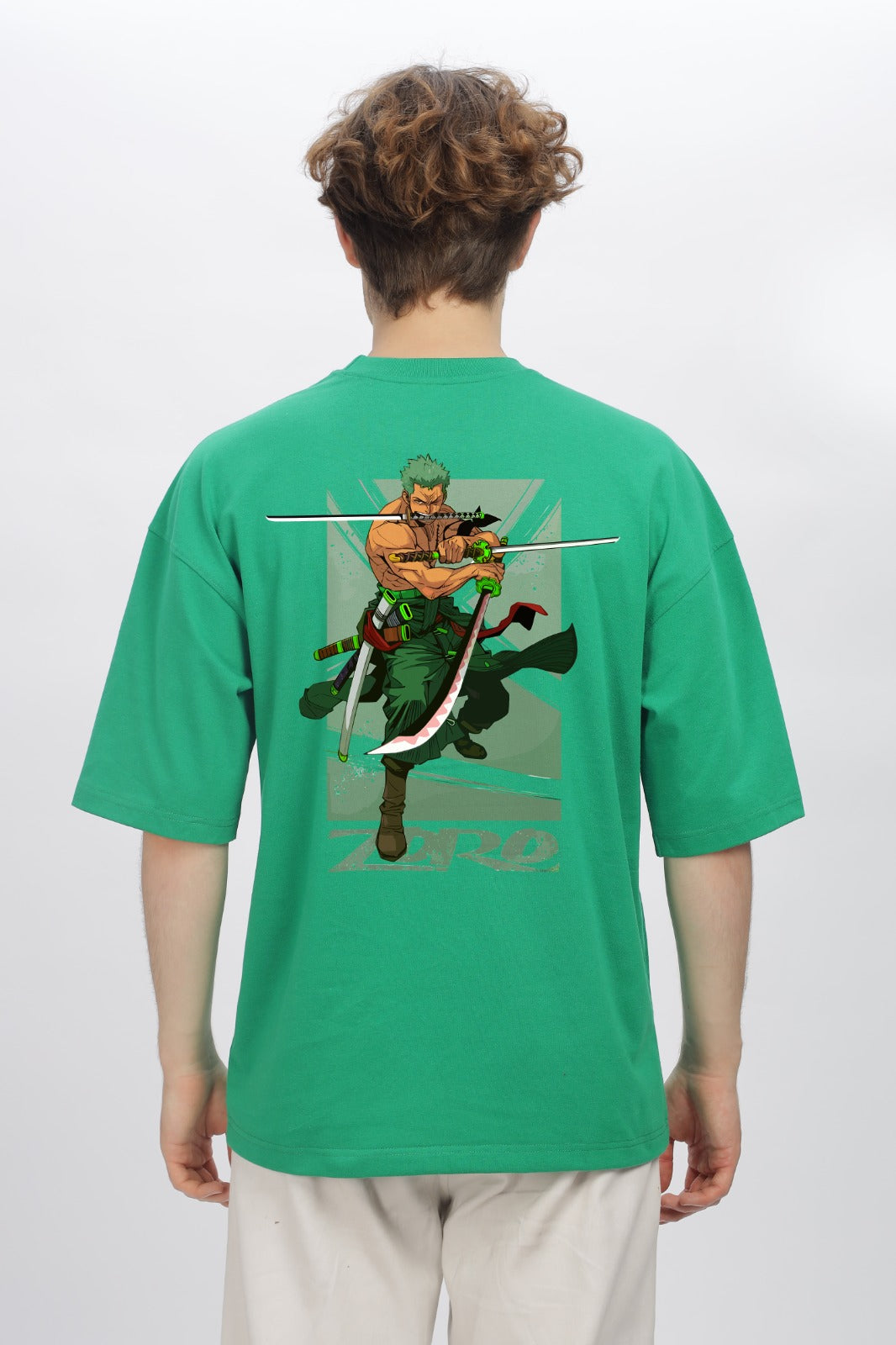 Zoro Round Neck Oversized T-Shirt