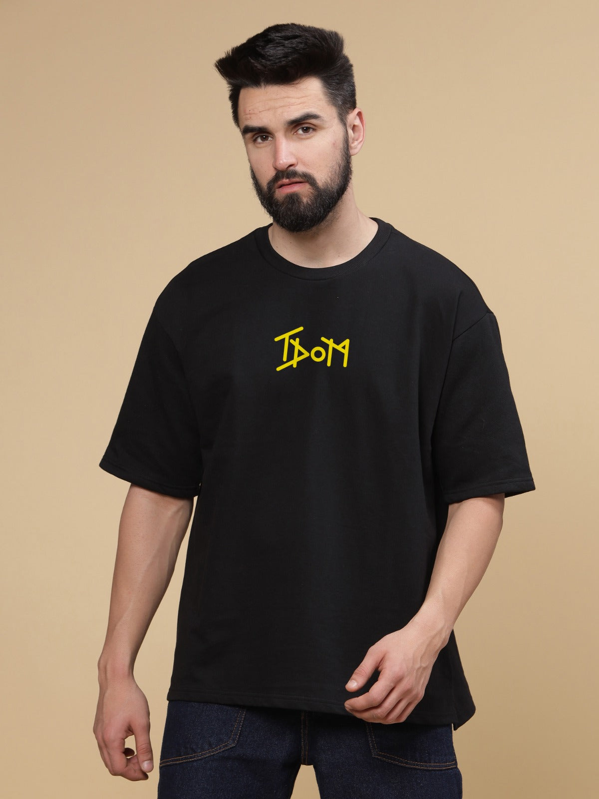 Change Not Bound Round Neck Oversized T-Shirt