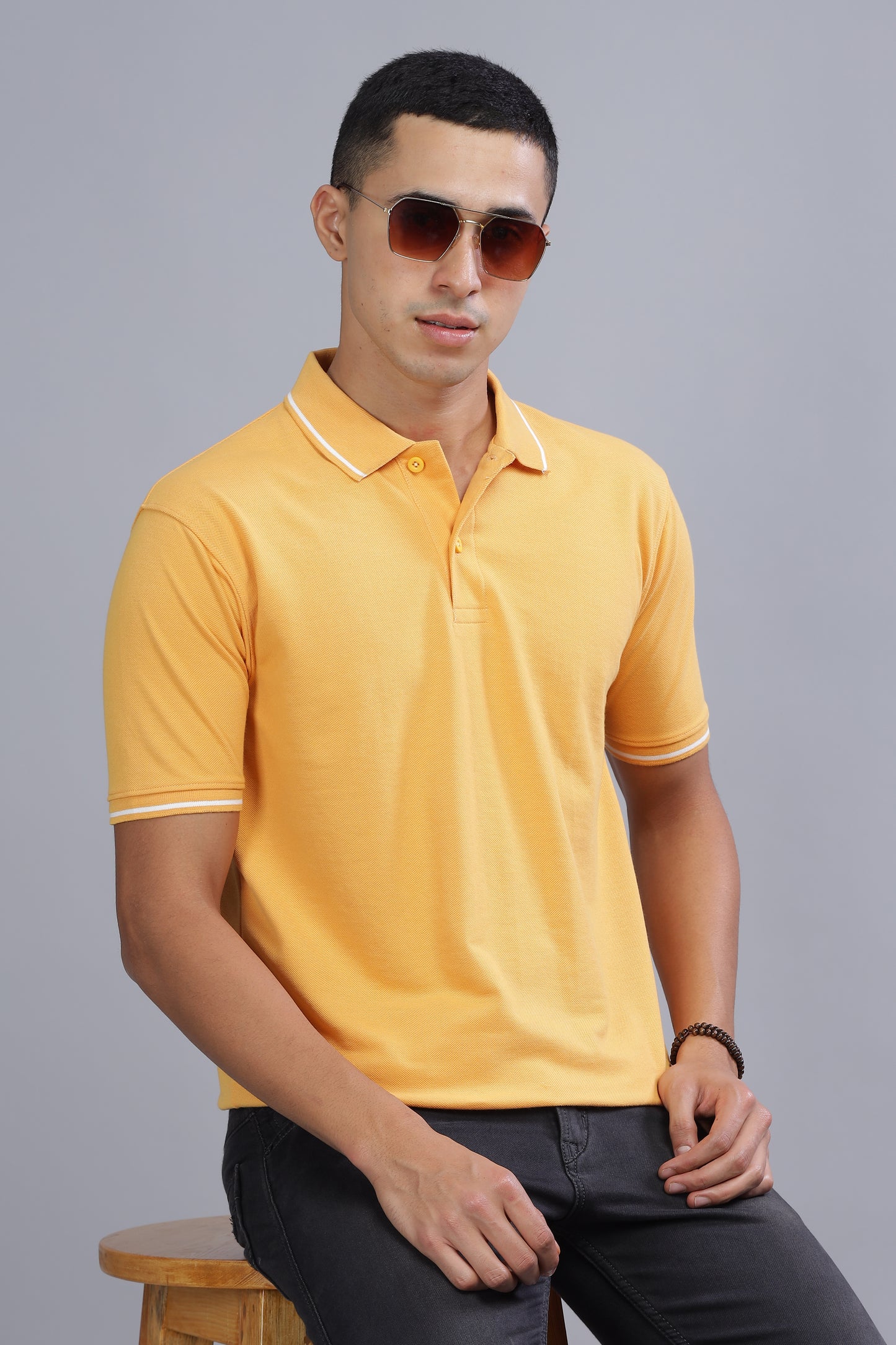 TDoM Polo T-shirt with Stripes