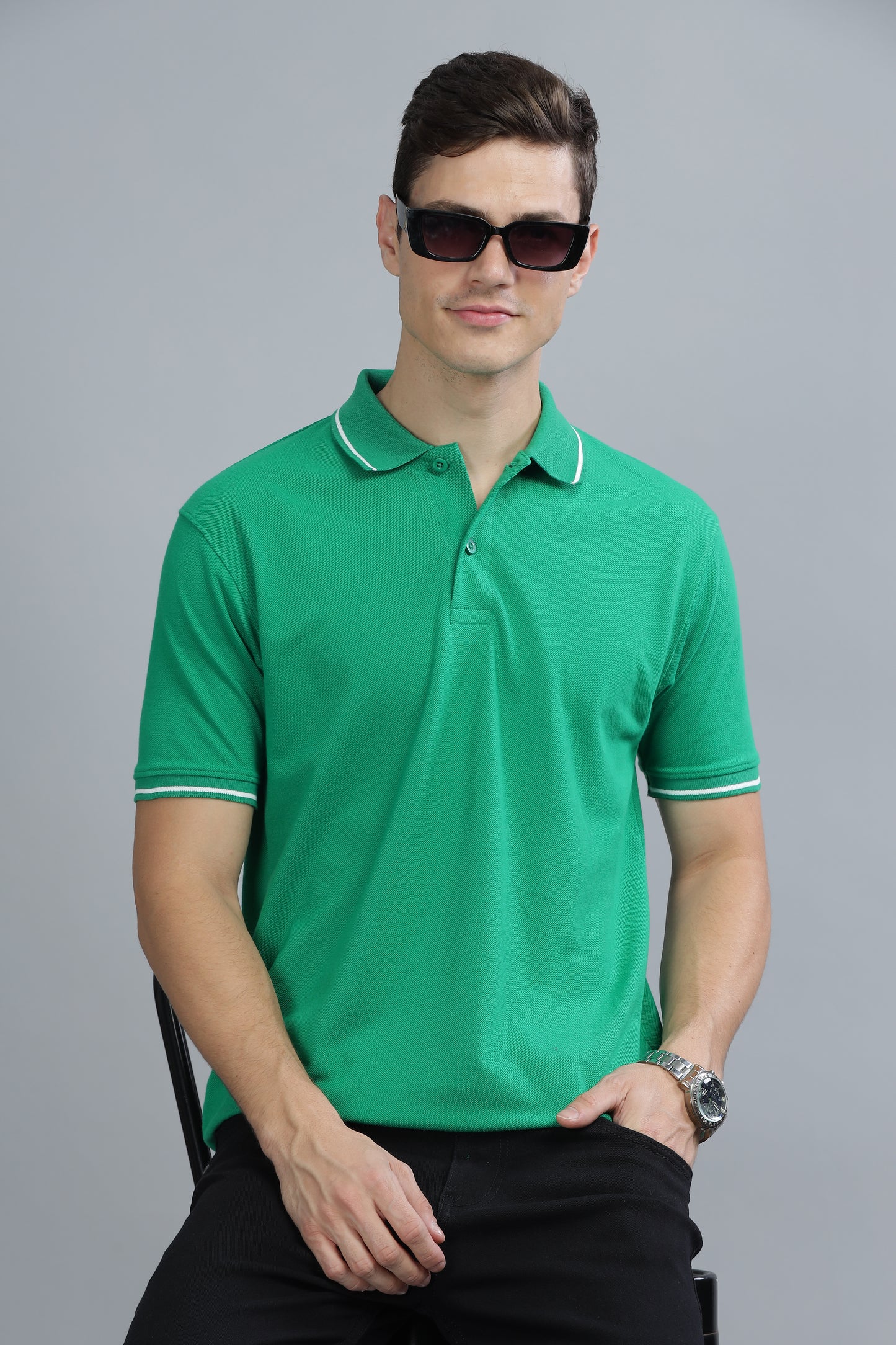 TDoM Polo T-shirt with Stripes