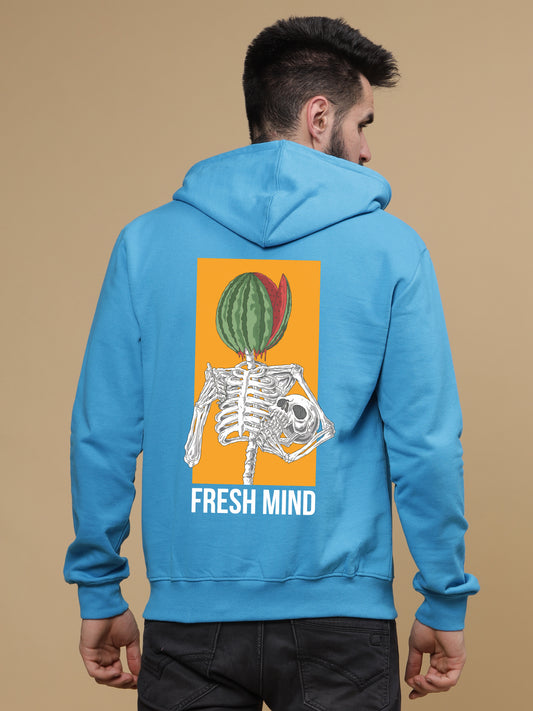 Fresh Mind Capri Blue Hoodie