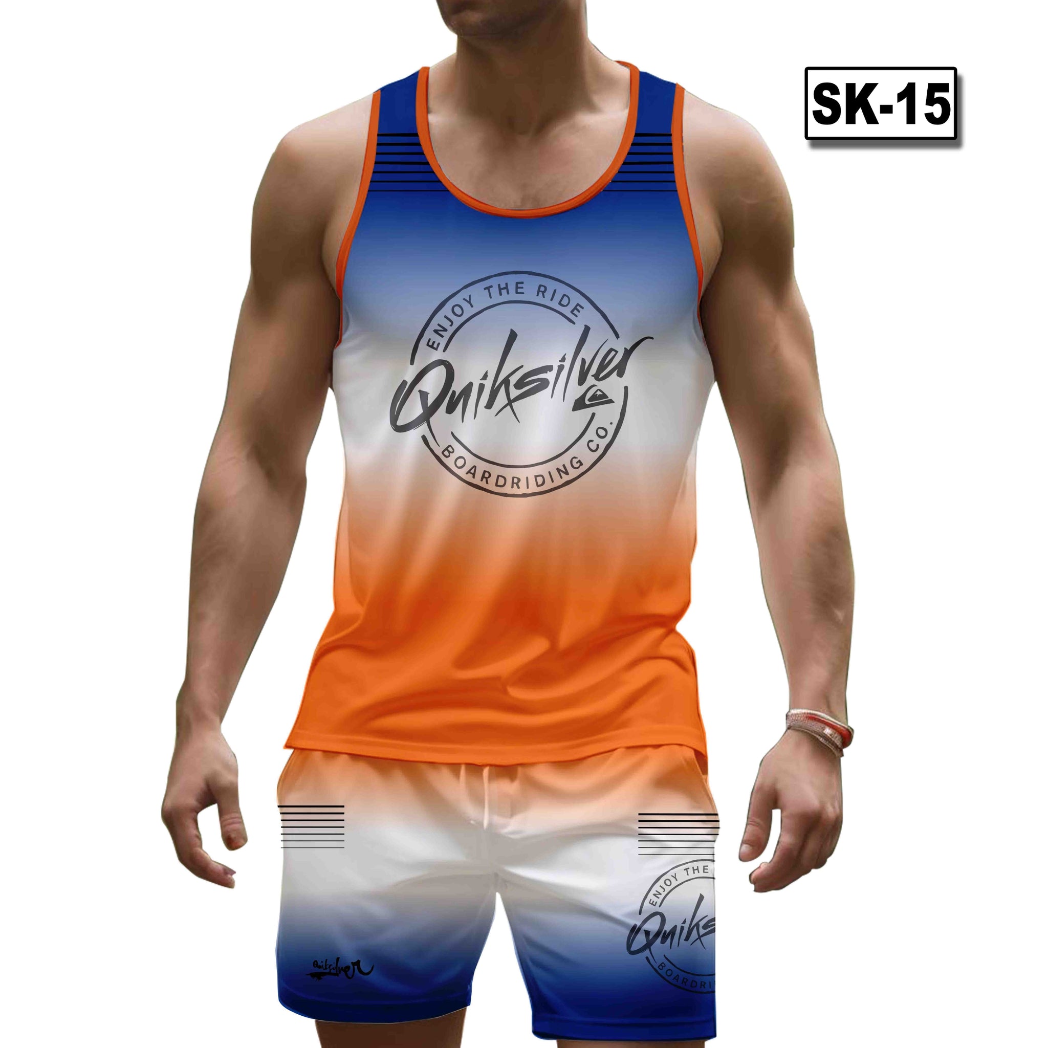 Quik Silver Surfing Kit - Orange & Blue
