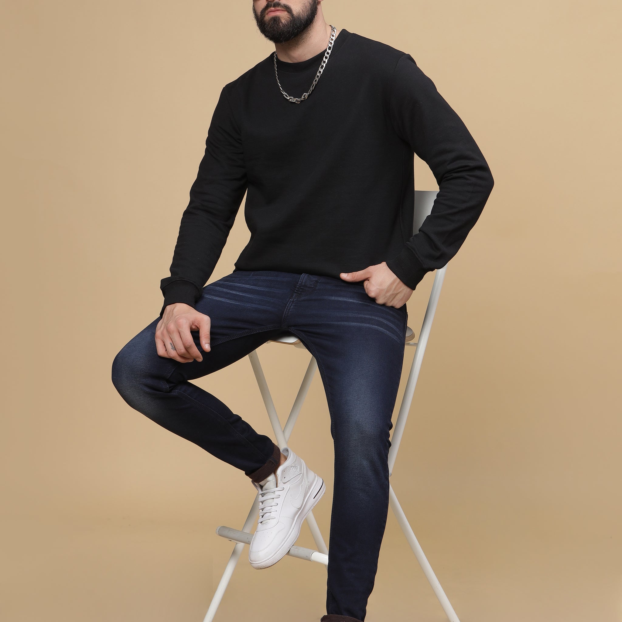 Jet Black Sweatshirt