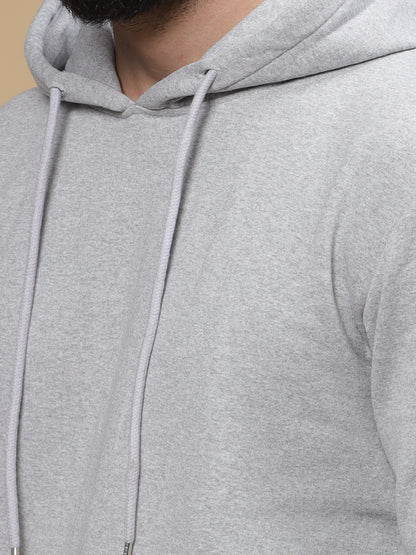 Grey Melange Hoodie