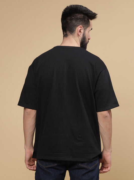 Jet black Oversized Tshirt