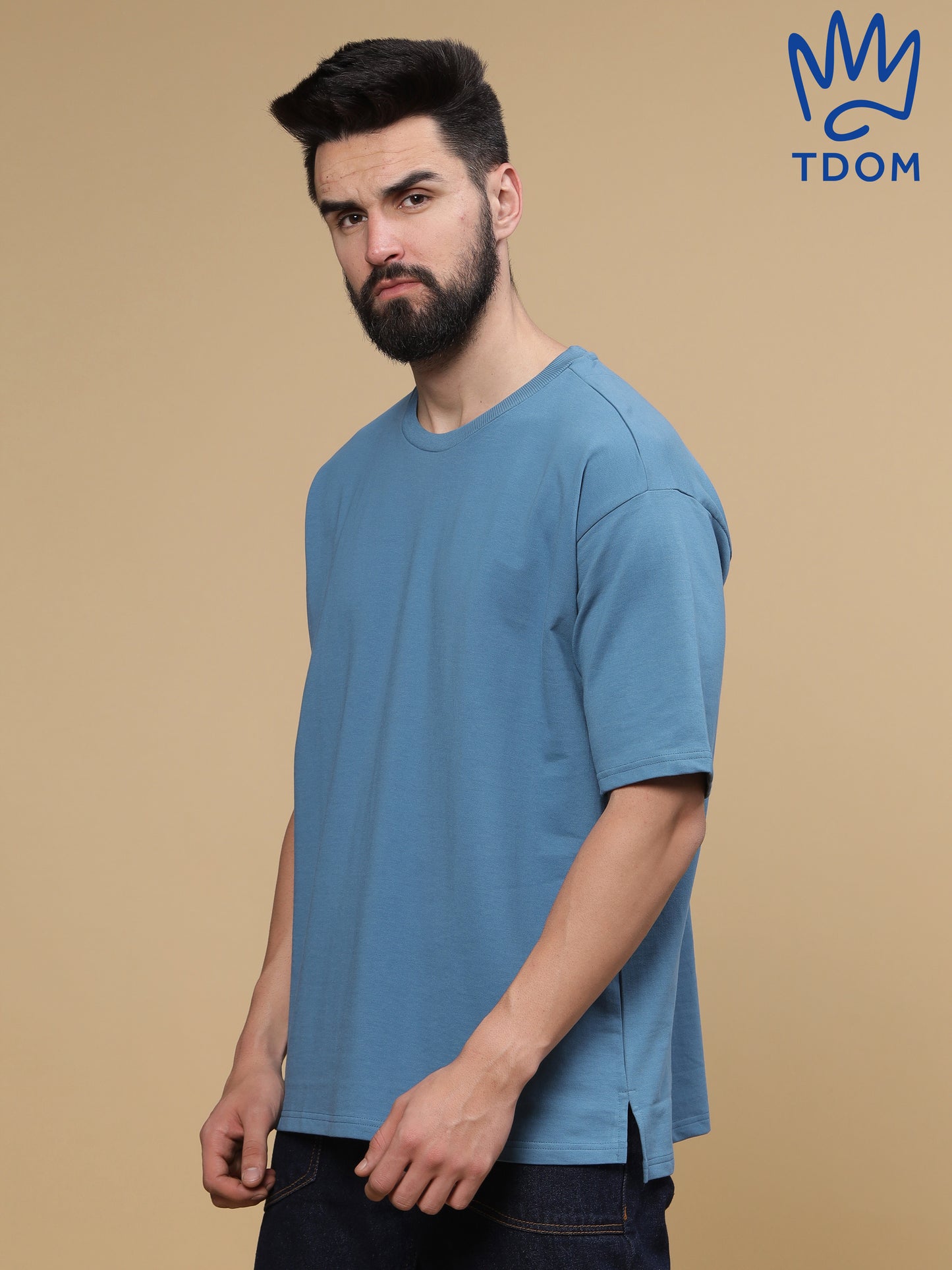 Steal Blue Oversized Tshirt