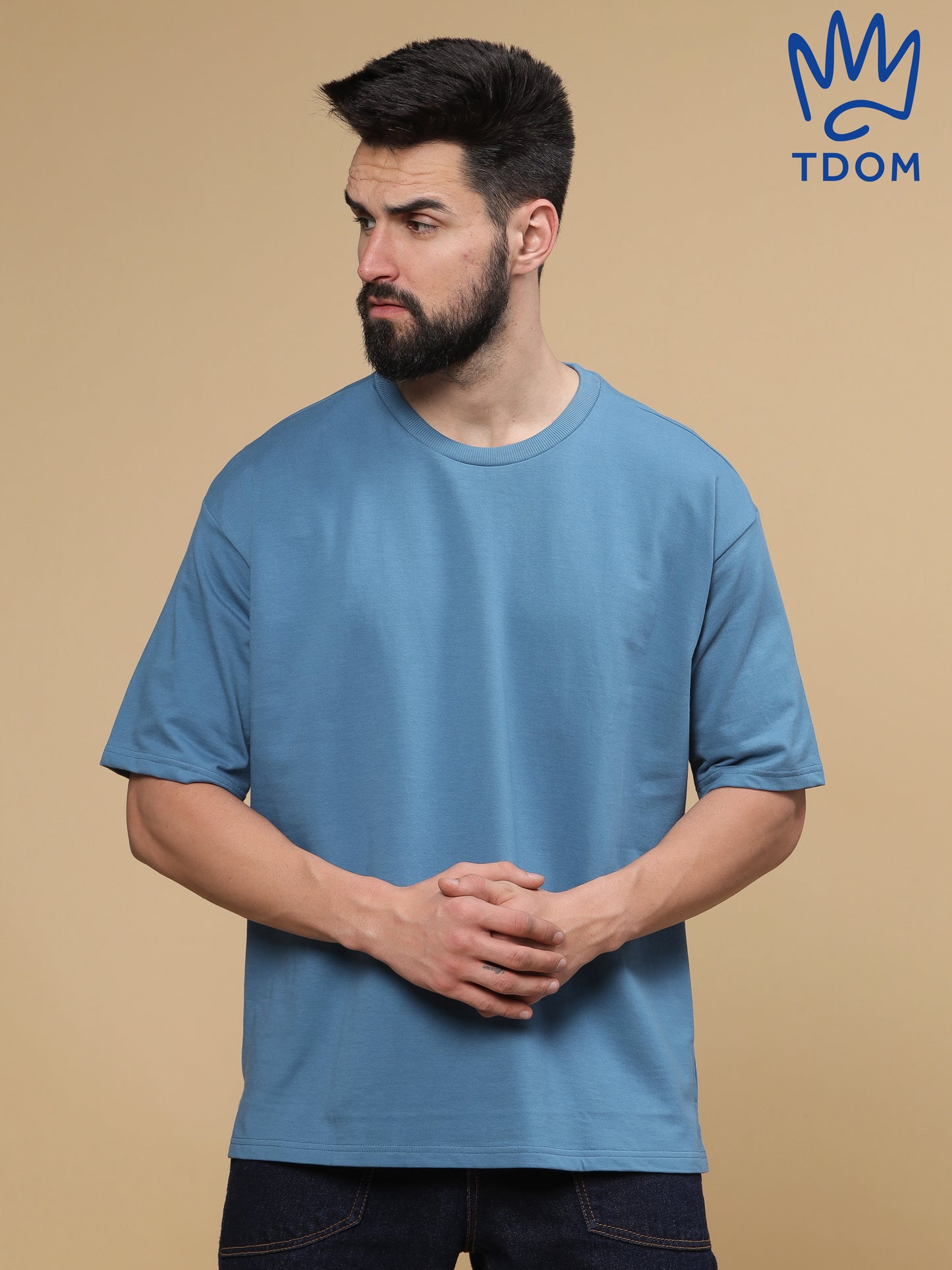 Steal Blue Oversized Tshirt