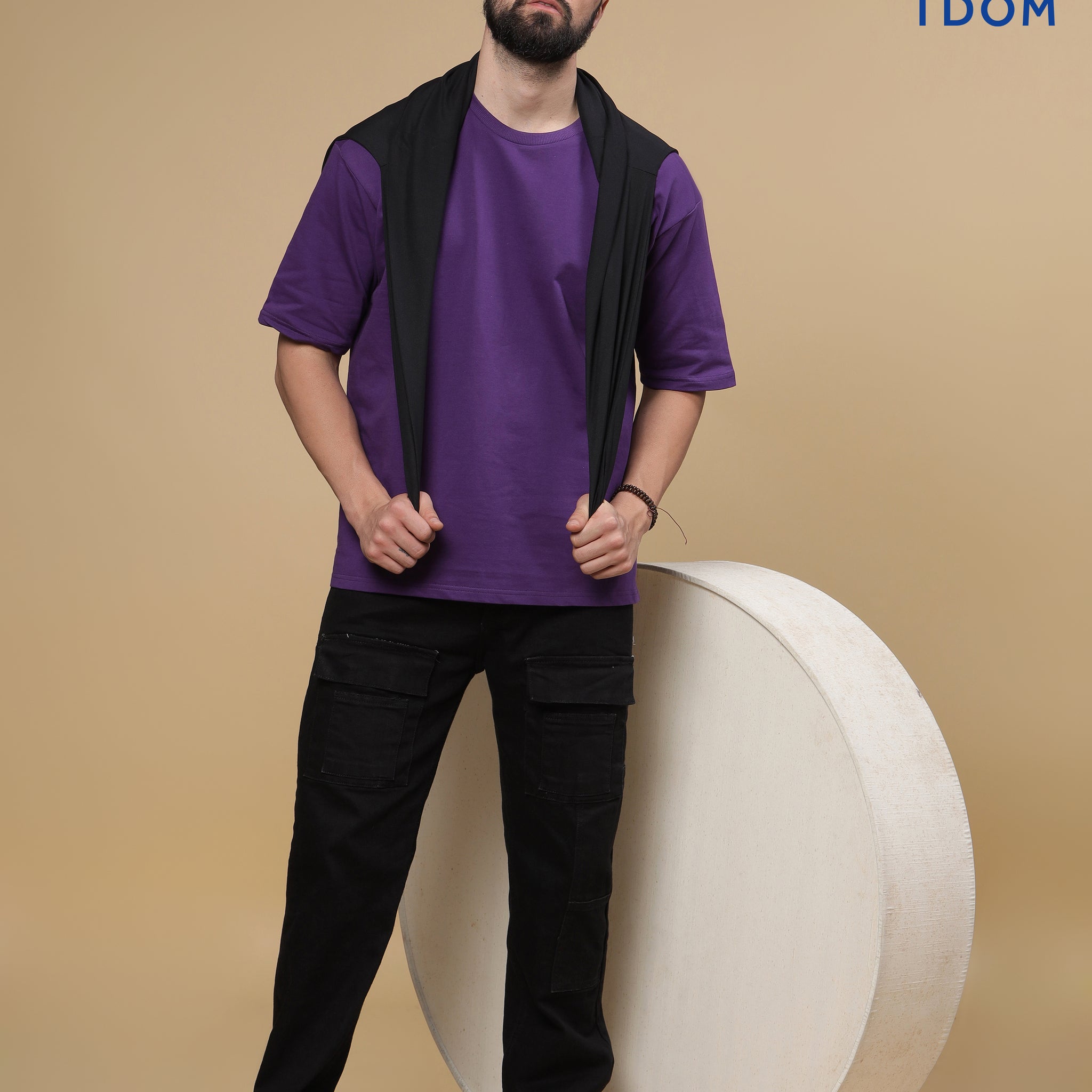 True Purple Oversized Tshirt