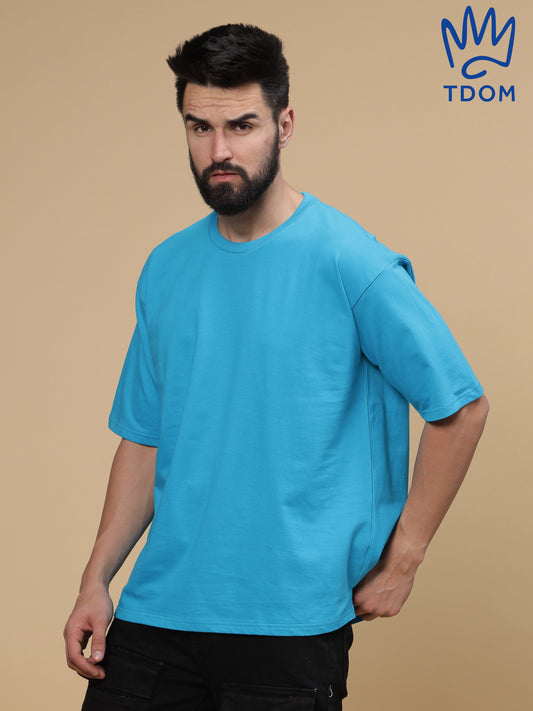 Capri Blue Oversized Tshirt