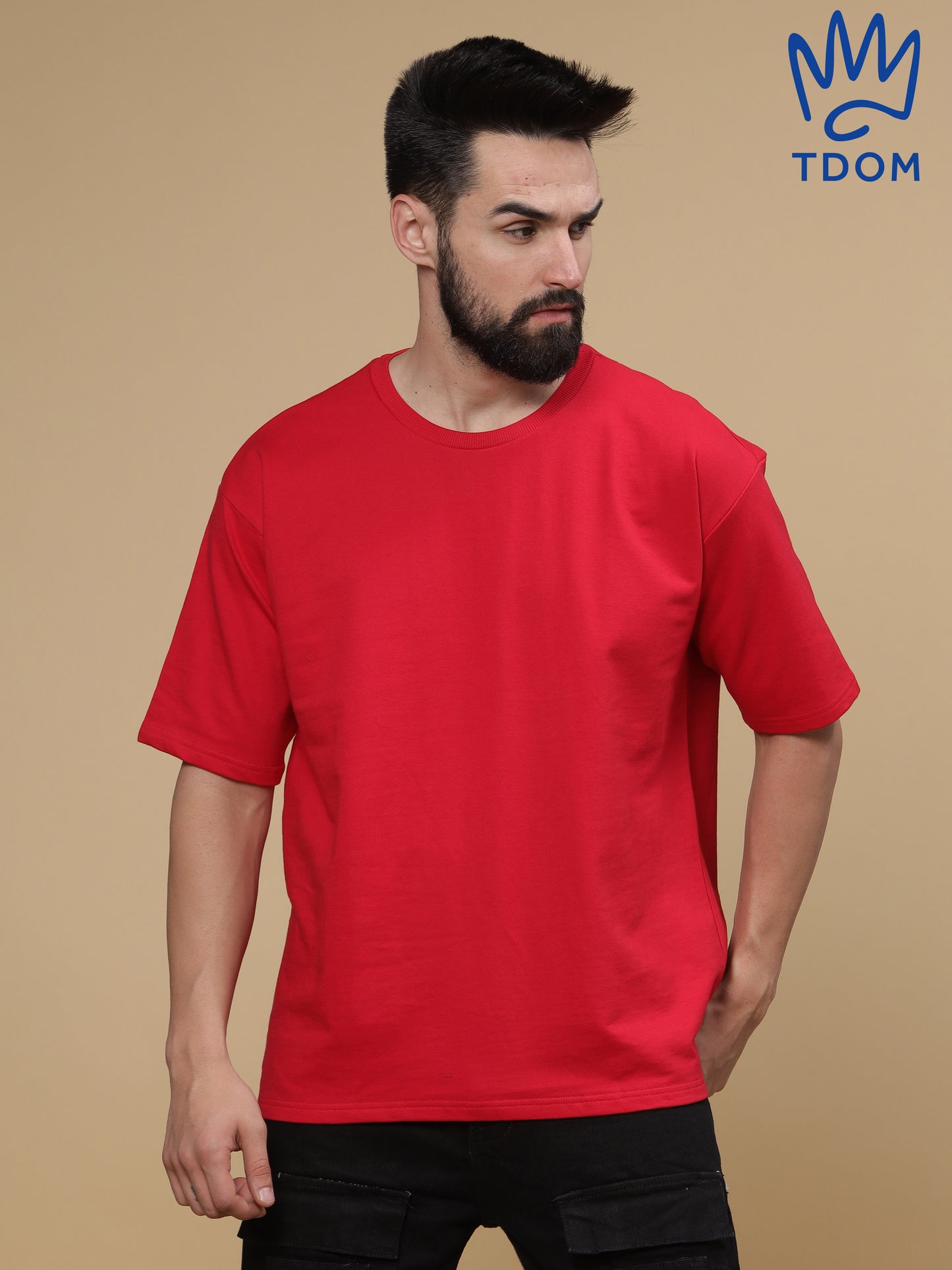 Venetian Red Oversized Tshirt