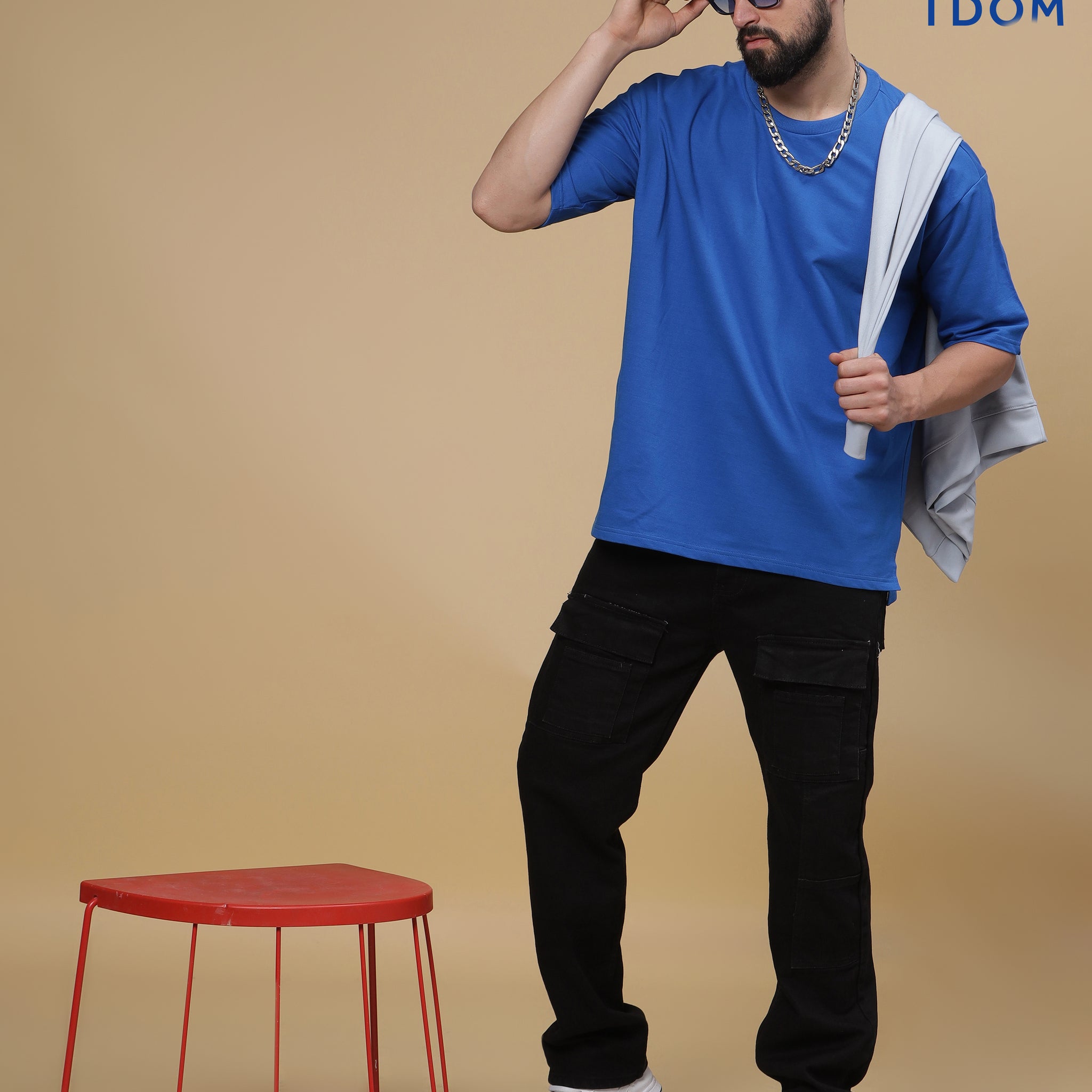 Ocean Blue Oversized Tshirt
