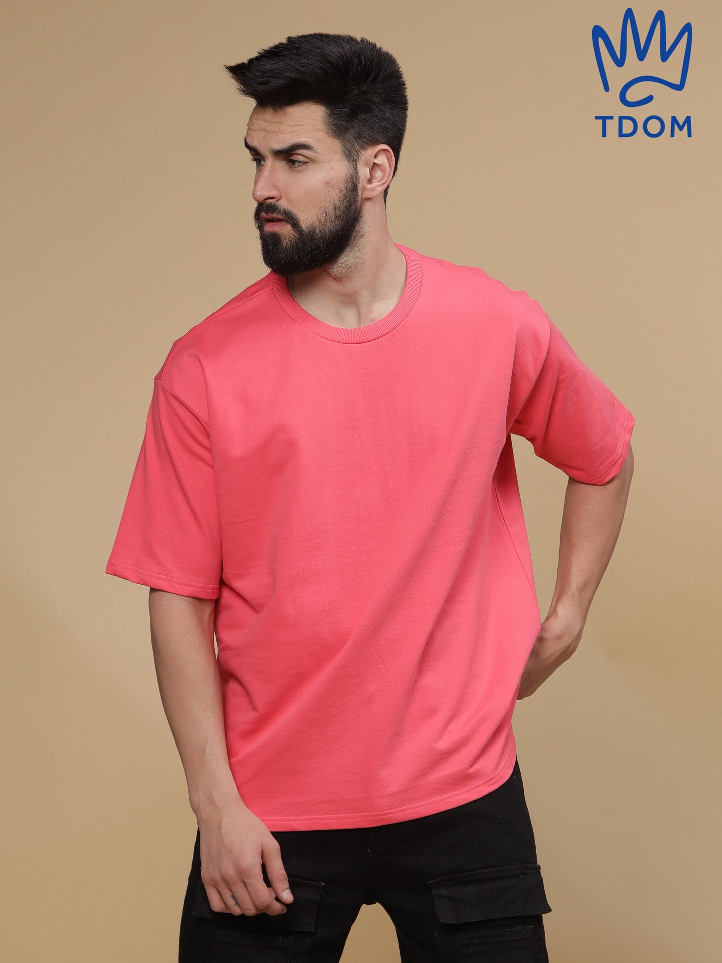 Rouge Pink Oversized Tshirt