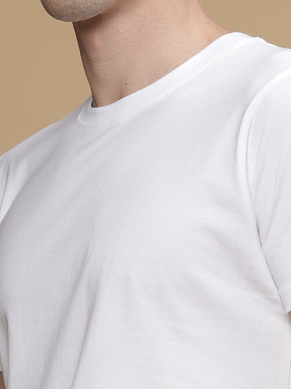 Bright White Round Neck Tshirt