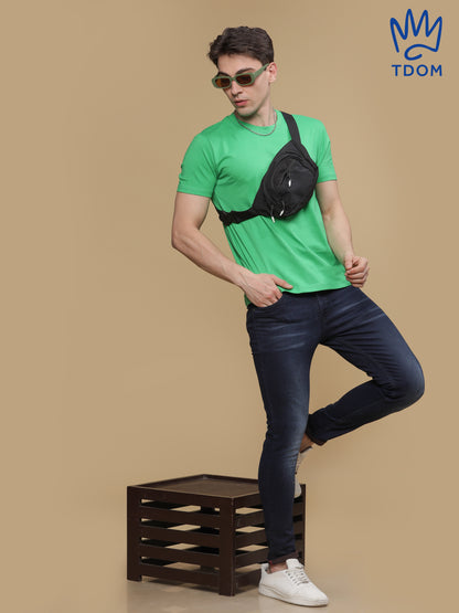 Spanish Green Round Neck Tshirt